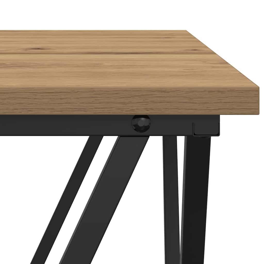 Beistelltisch-Set 2 pcs Artisan-Eiche Ingenieure Holz und Stahl