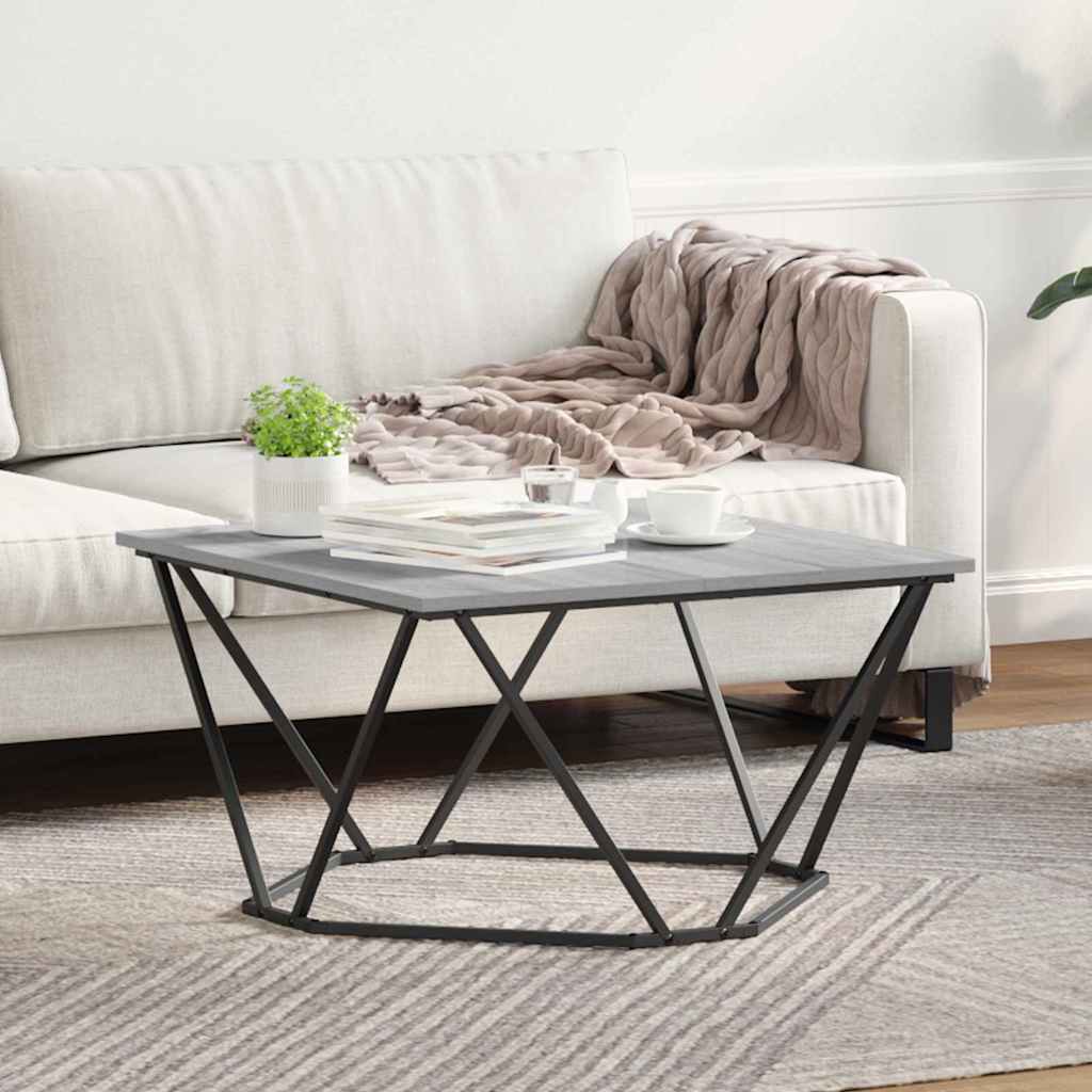 Couchtisch Graues Sonoma 80 x 80 x 45 cm
