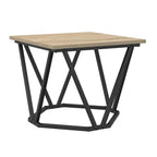 Couchtisch 3 pcs Sonoma-Eiche Ingenieure Holz und Stahl