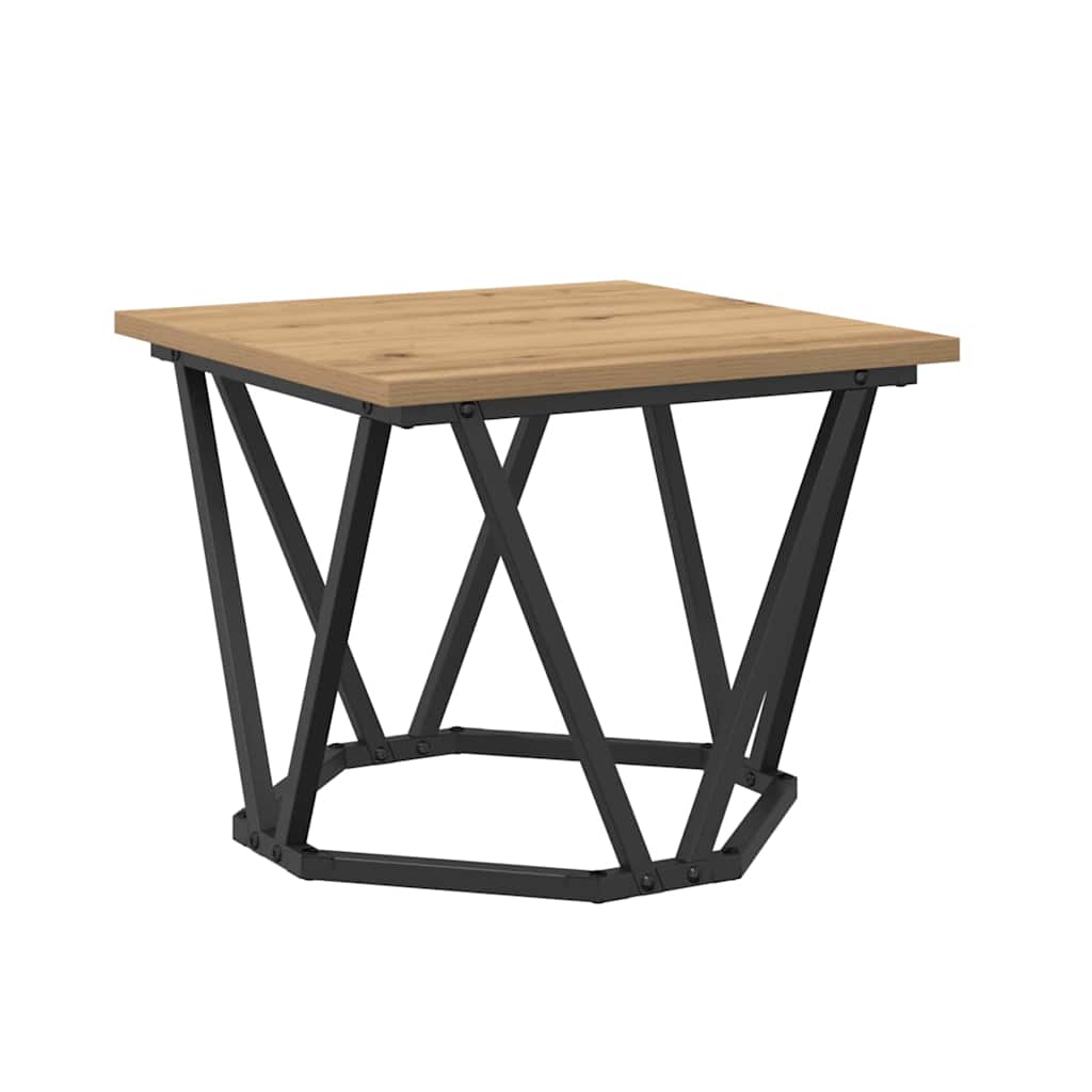 Couchtisch 3 pcs Artisan-Eiche Ingenieure Holz und Stahl