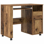Tisch mit Rädern Mit Rad Altholz 91 x 50 x 77 cm Holzwerkstoff