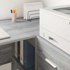 Schreibtisch Graues Sonoma 102 x 50 x 75 cm Holzwerkstoff