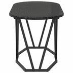 Couchtisch Schwarz Eichen-Optik 80 x 40 x 40.5 cm