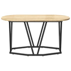 Couchtisch Sonoma-Eiche 80 x 40 x 40.5 cm Sperrholz und Metall