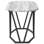 Couchtisch Grau 80 x 40 x 40.5 cm Sperrholz und Metall