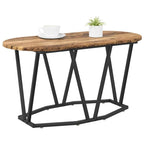 Couchtisch Altholz 80 x 40 x 40.5 cm Sperrholz und Metall