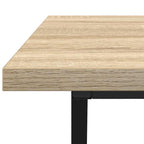 Couchtisch Sonoma-Eiche 100 x 50 x 40 cm Sperrholz und Metall