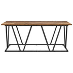 Couchtisch Altholz 100 x 50 x 40 cm Sperrholz und Metall