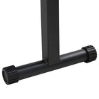 Gewichtsbank Schwarz 108 x 27 x 41 cm Pulverbeschichteter Stahl