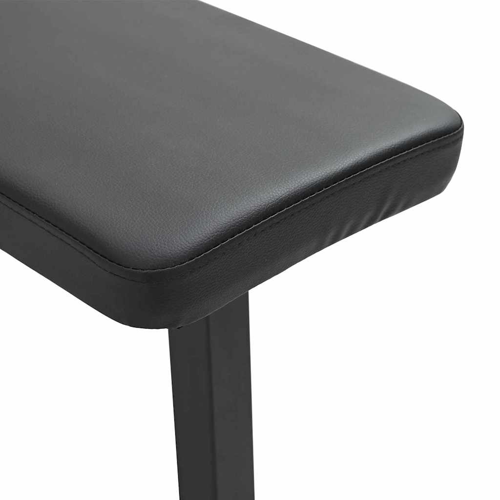 Gewichtsbank Schwarz 108 x 27 x 41 cm Pulverbeschichteter Stahl