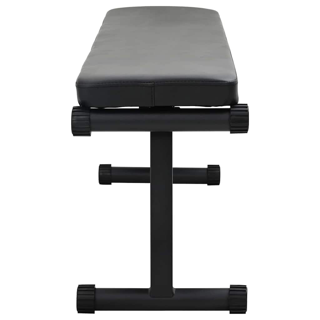 Gewichtsbank Schwarz 108 x 27 x 41 cm Pulverbeschichteter Stahl