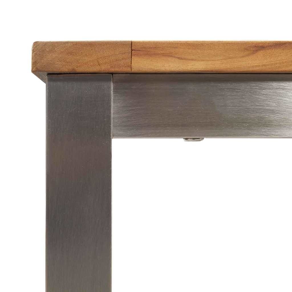 Esstisch Braun 150 x 90 x 75 cm Massivholz Teak
