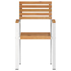 Gartenstuhl 4 pcs Öl-Natur 56 x 54,5 x 87 cm Massivholz Teak