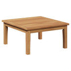 Gartenbank und Tischset 2 pcs Grau und Braun Massivholz Teak