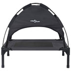 Hundebett Schwarz 76 x 62 x 70,5 cm Stahl