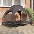 Hundebett Braun 122 x 93 x 106,5 cm Stahl