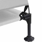 Hochgelegtes Hundebett Silber Grau 127 x 81 x 108 cm