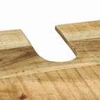 Badezimmermöbel-Set mit Regal 2 pcs Braun Massives Mangoholz