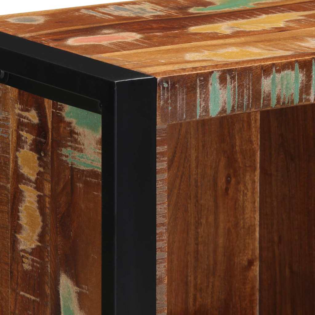 Badezimmermöbel-Set mit Regal 3 pcs Massives upgecyceltes Holz