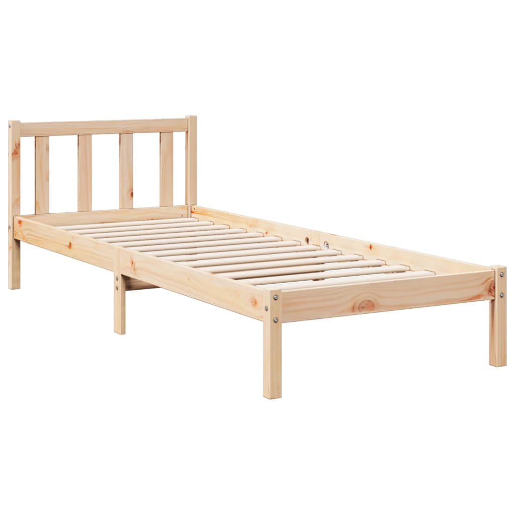 Massivholzbett Extra Lang ohne Matratze 100x220 cm Kiefernholz