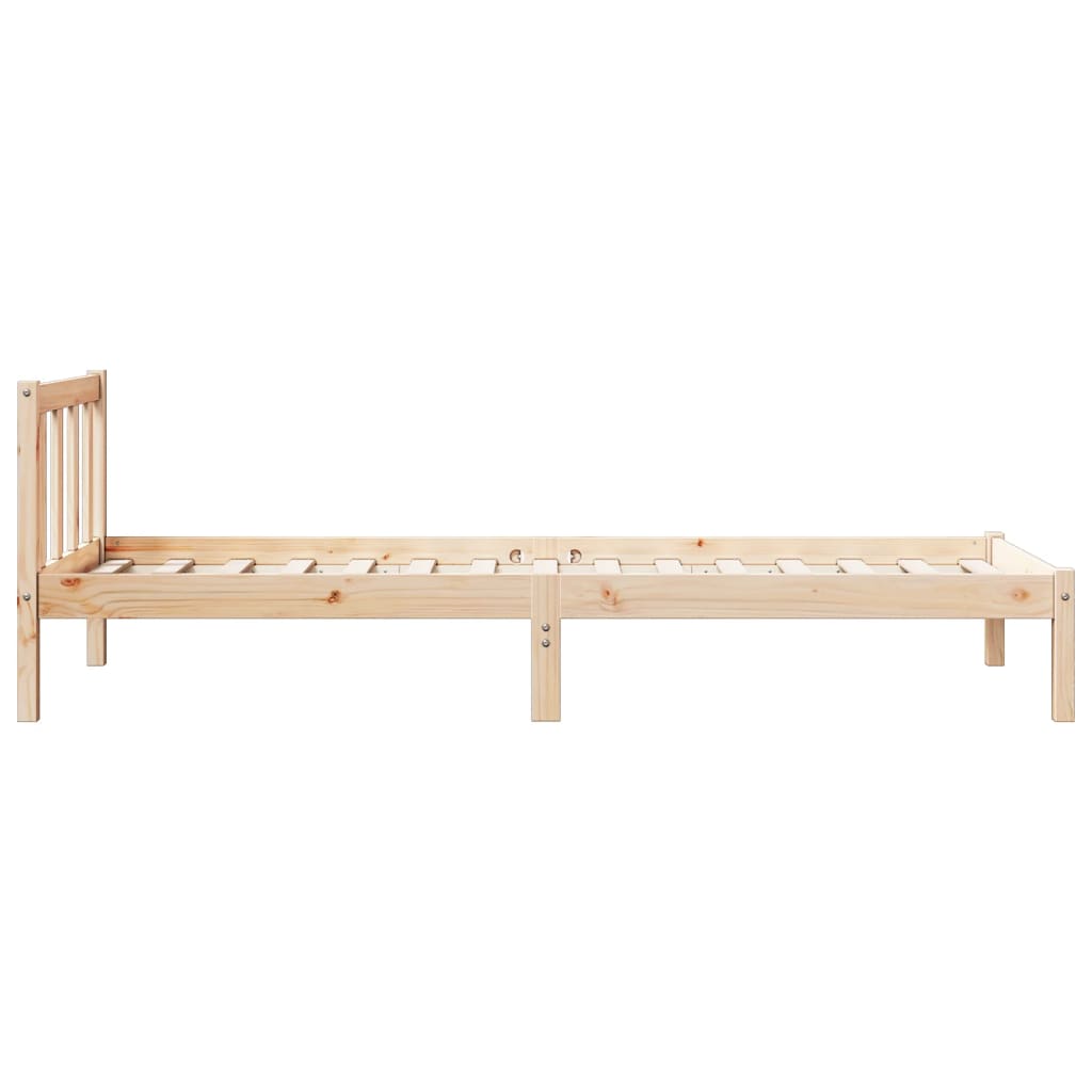 Massivholzbett Extra Lang ohne Matratze 100x220 cm Kiefernholz