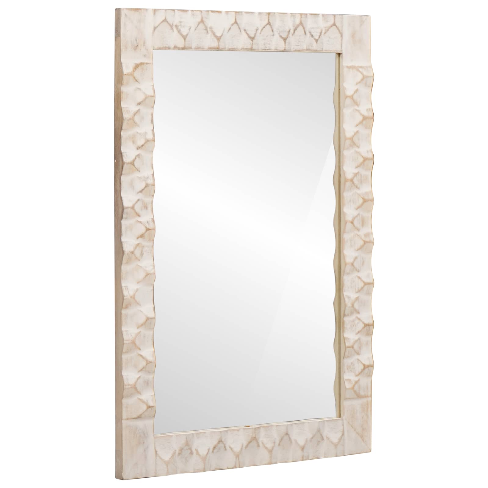 Badezimmer Sets mit Regal 3 pcs Weiße gewaschene Oberfläche