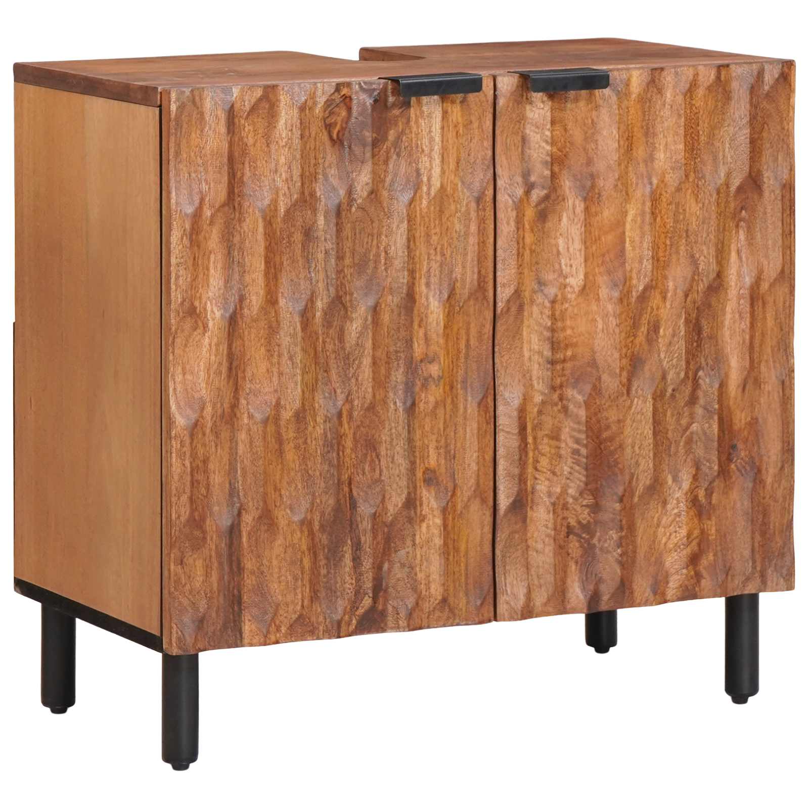 Badezimmer Sets 3 pcs Akazie Braun Winish Massivholz Mango