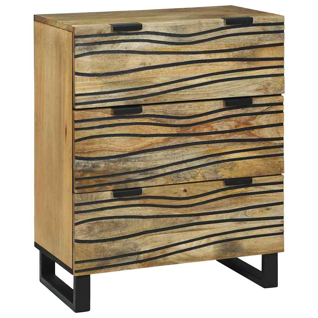 Badezimmermöbel-Set mit Schubladen 3 pcs Braun Holzwerkstoff