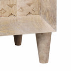 Badezimmermöbel-Set mit Regal mit Tür 2 pcs Weiß Holzwerkstoff