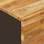 Badezimmer Sets mit Schubladen 5 pcs Natur Massivholz Mango