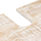 Badezimmermöbel-Set mit Schubladen 3 pcs Weiß Massivholz Mango