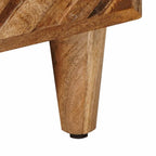 Badezimmerschrank-Set Wandmontiert 2 pcs Massivholz Mango