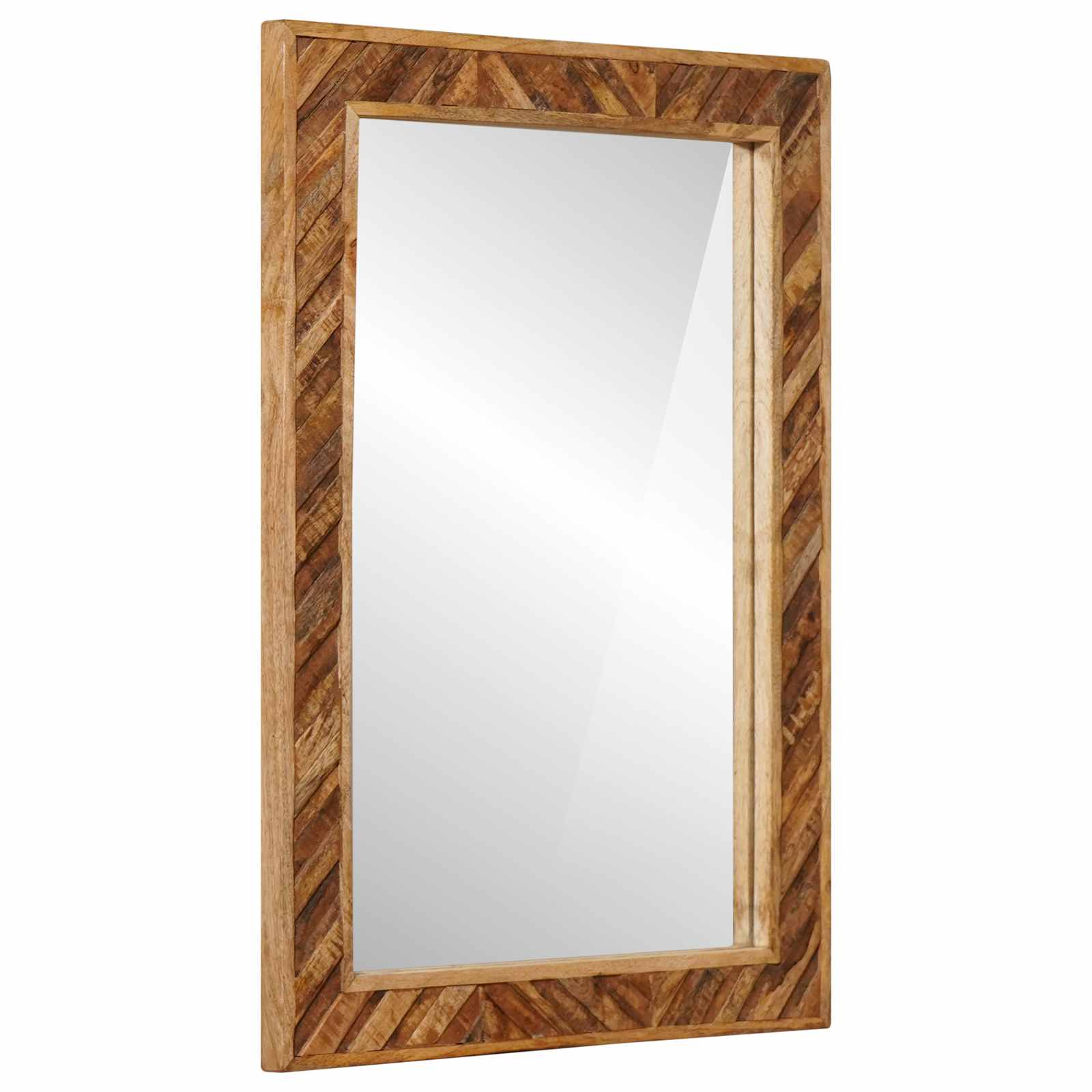 Badezimmerschrank-Set Wandmontiert 2 pcs Massivholz Mango
