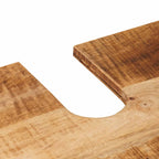 Badezimmerschrank-Set mit Schubladen 5 pcs Massivholz Mango