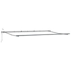 Markise Automatisch mit LEDs Weinrot 600x300 cm