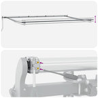 Markise Automatisch mit LEDs Weinrot 600x300 cm