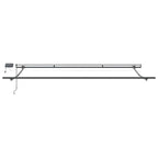 Markise Manuell mit LEDs Braun 400x300 cm