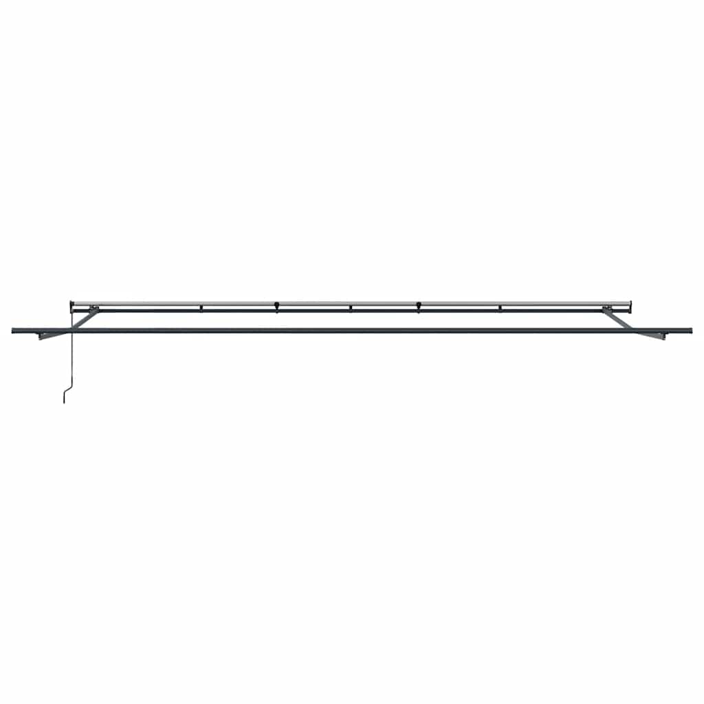 Markise Manuell Braun 600x300 cm