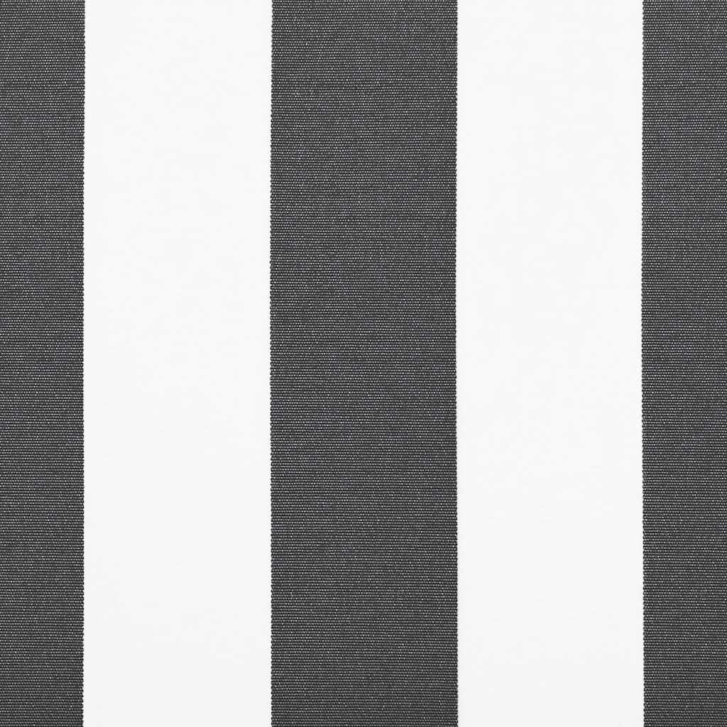 Markise Automatisch Anthrazit und Weiß 500x300 cm