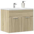 Waschbeckenunterschrank Sonoma-Eiche 60x38,5x46cm Holzwerkstoff