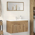 Waschbeckenunterschrank Artisan-Eiche 90x38,5x46 Holzwerkstoff