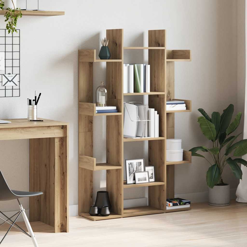 Bücherregal Artisan-Eiche 86x25,5x140 cm Holzwerkstoff