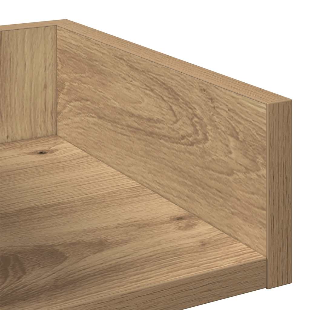 Bücherregal Artisan-Eiche 86x25,5x140 cm Holzwerkstoff