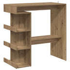 Bartisch mit Regal Artisan-Eiche 100x48x101,5 cm
