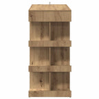 Bartisch mit Regal Artisan-Eiche 100x48x101,5 cm