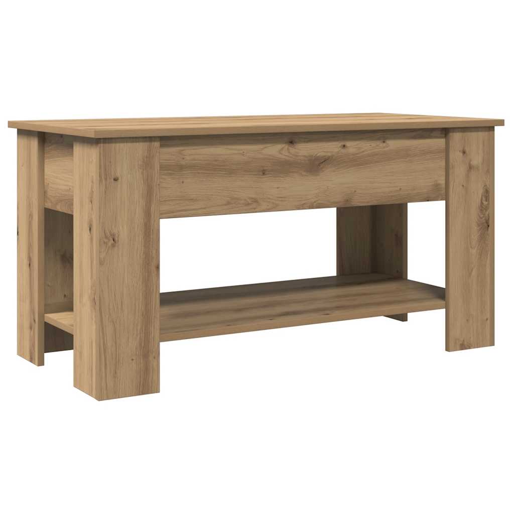 Couchtisch Artisan-Eiche 101x49x52 cm Holzwerkstoff