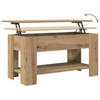Couchtisch Artisan-Eiche 101x49x52 cm Holzwerkstoff