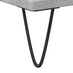 Badschrank Betongrau 58 x 33 x 60 cm Holzwerkstoff
