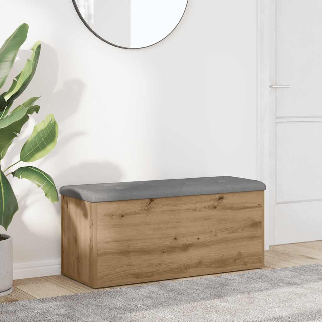 Aufbewahrungsbank Artisan-Eiche 102 x 42 x 45 cm Holzwerkstoff