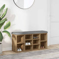 Schuhbank Artisan-Eiche 102x32x50 cm Holzwerkstoff